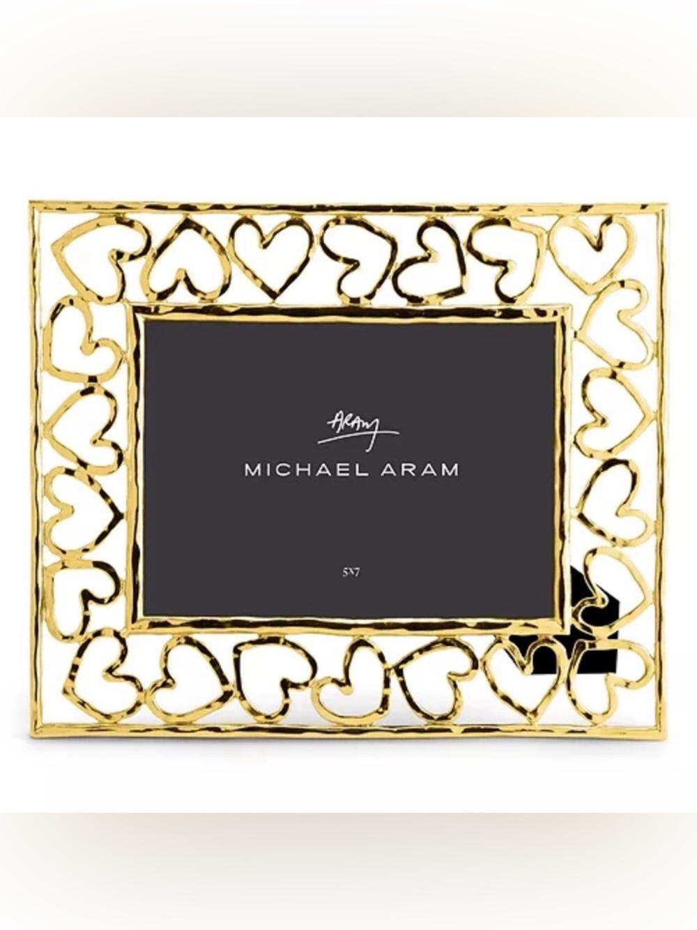 Michael Aram Gold Openwork Heart Photo Frame
